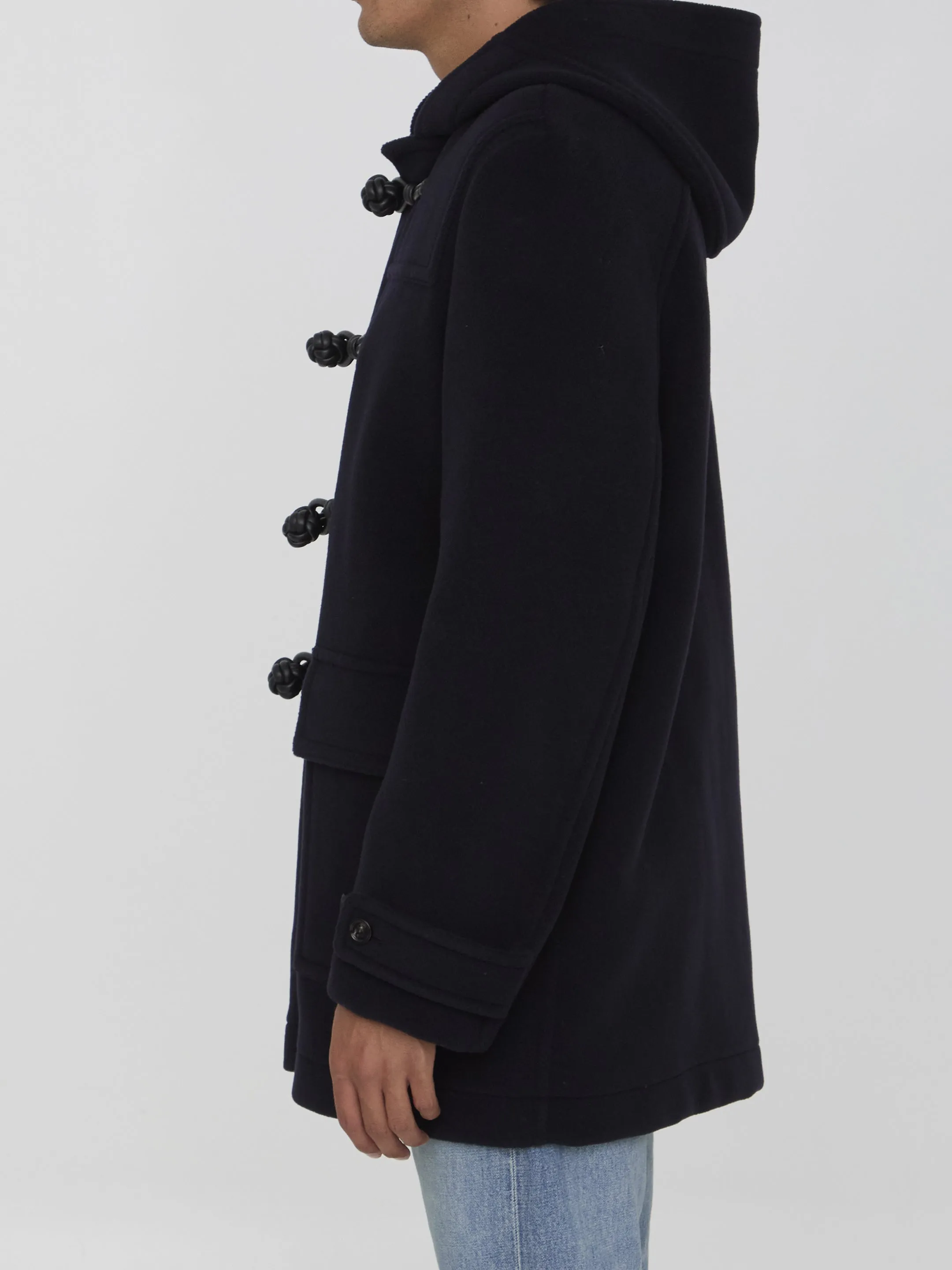 Bottega Veneta Duffle Coat In Wool