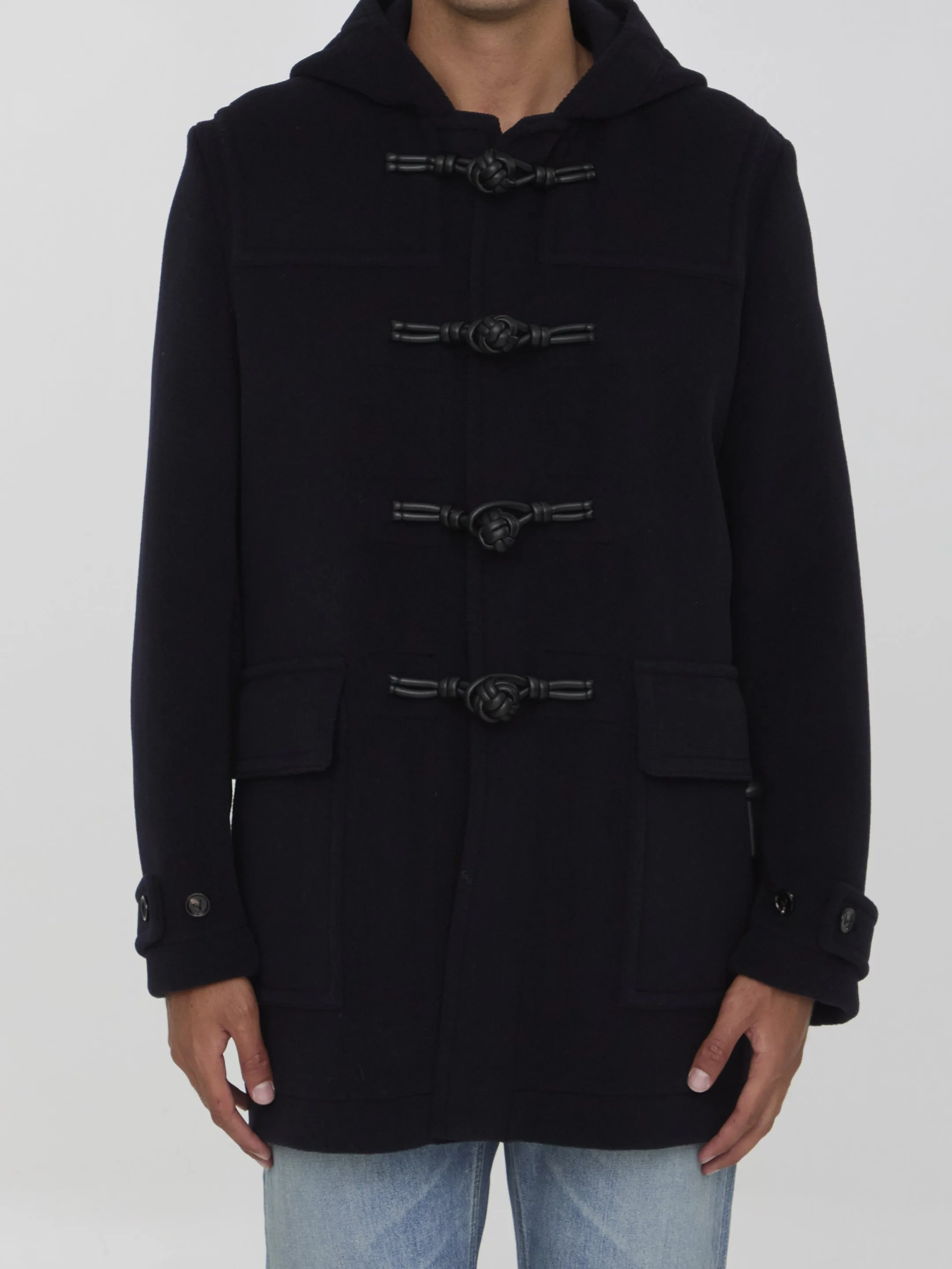Bottega Veneta Duffle Coat In Wool
