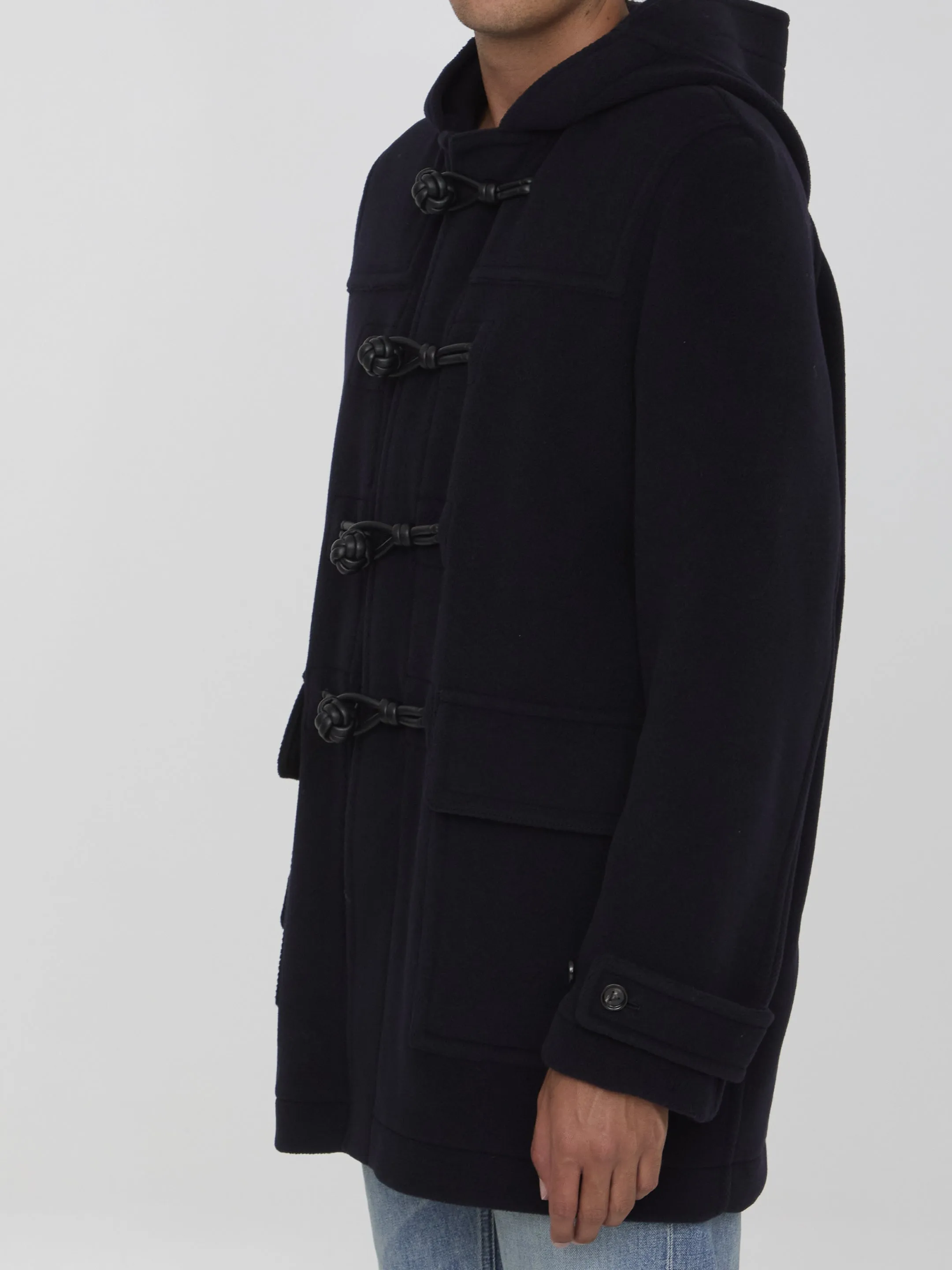 Bottega Veneta Duffle Coat In Wool