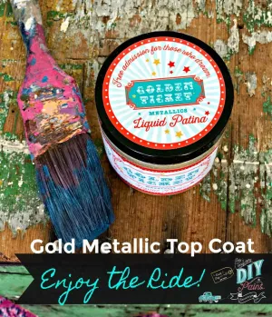 DIY Golden Ticket Patina