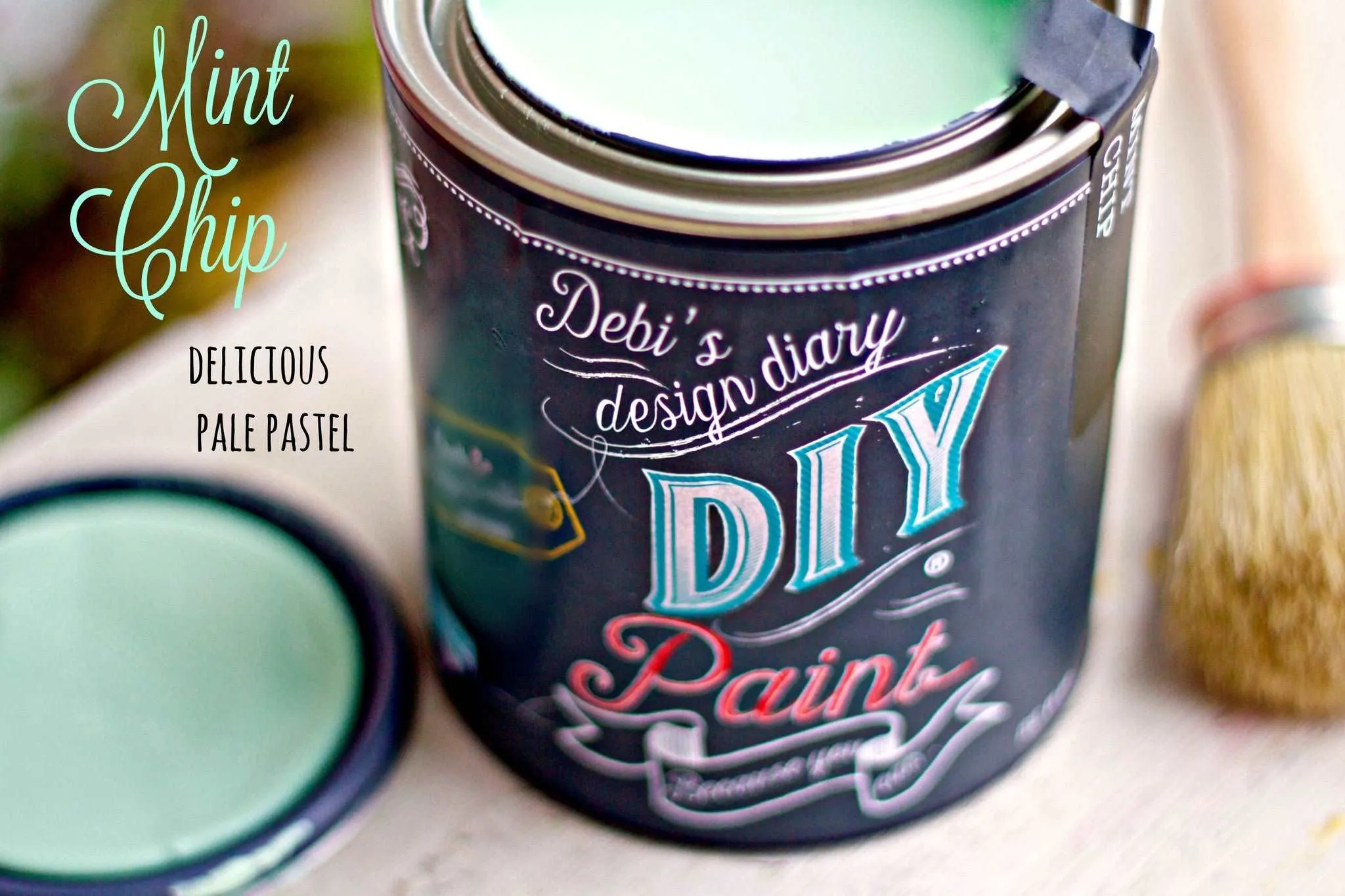 DIY Mint Chip Paint