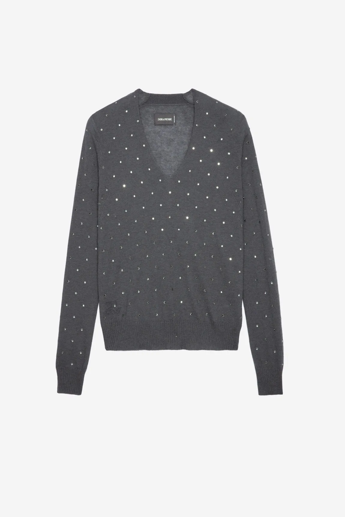 Elya Cashmere Sweater Ardoise