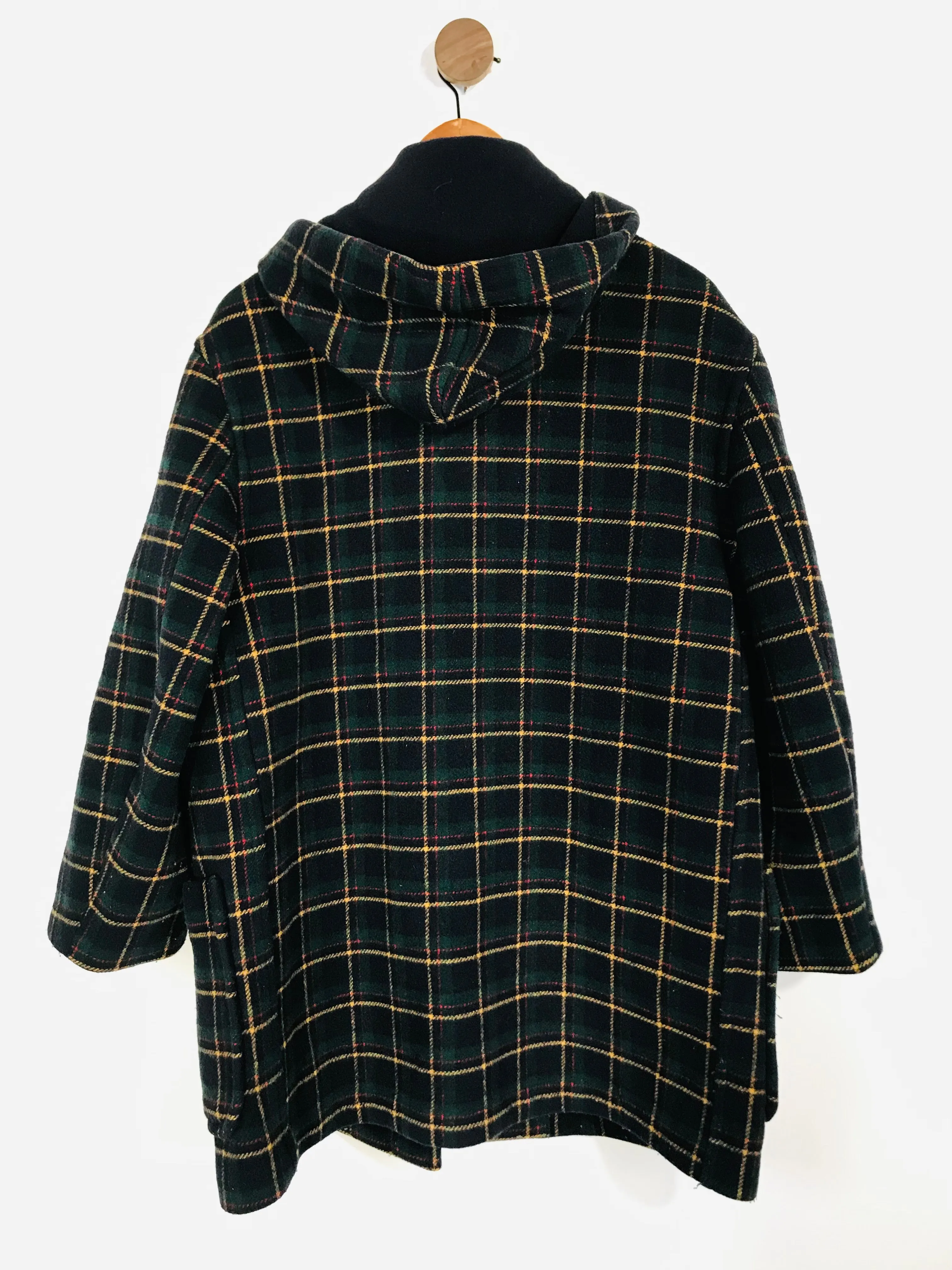 Gloverall Women's Wool Check Gingham Duffle Coat | EU40 UK12 | Multicoloured