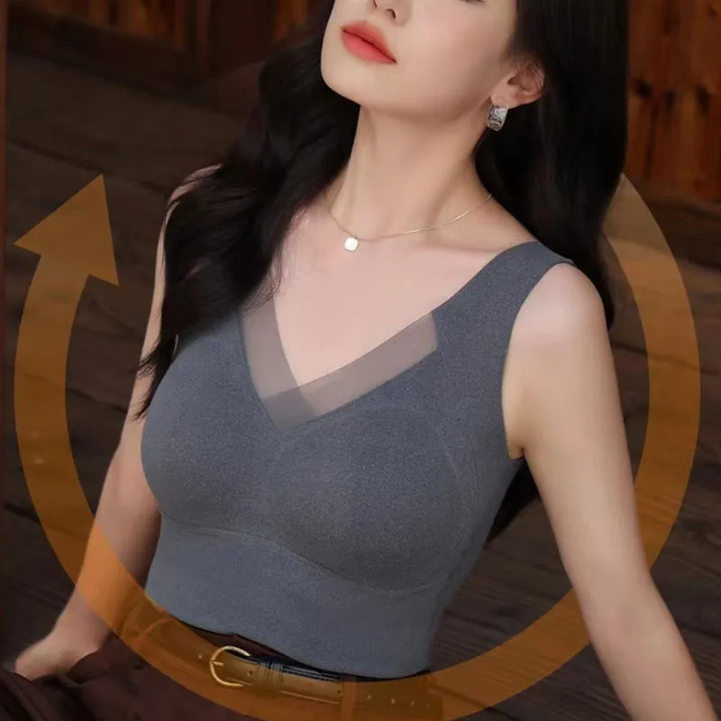 🔥Hot Sale 🔥Graphene Self-heating Camisole With Built-in Bra
