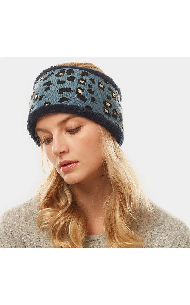LHB012 Leopard Print Fur Headband
