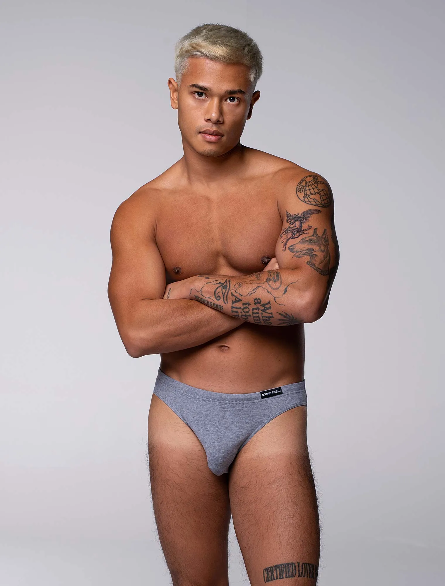 Minimal Briefs - Melange Grey