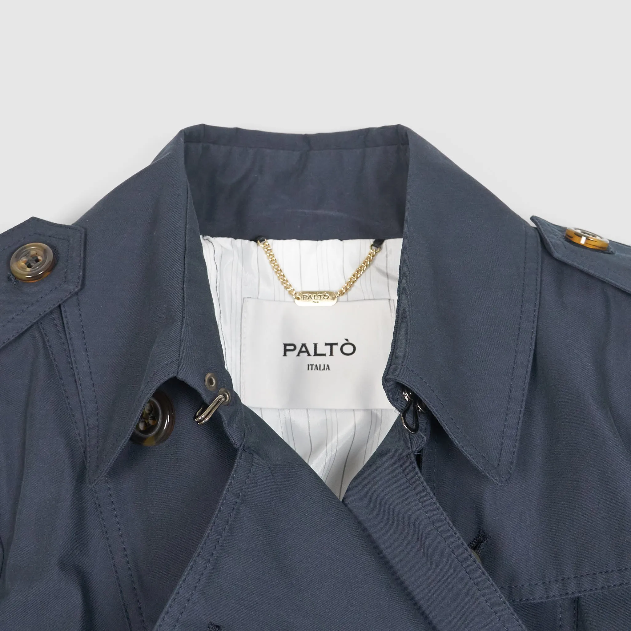 Palto Ladies Double-Breasted Trench Coat