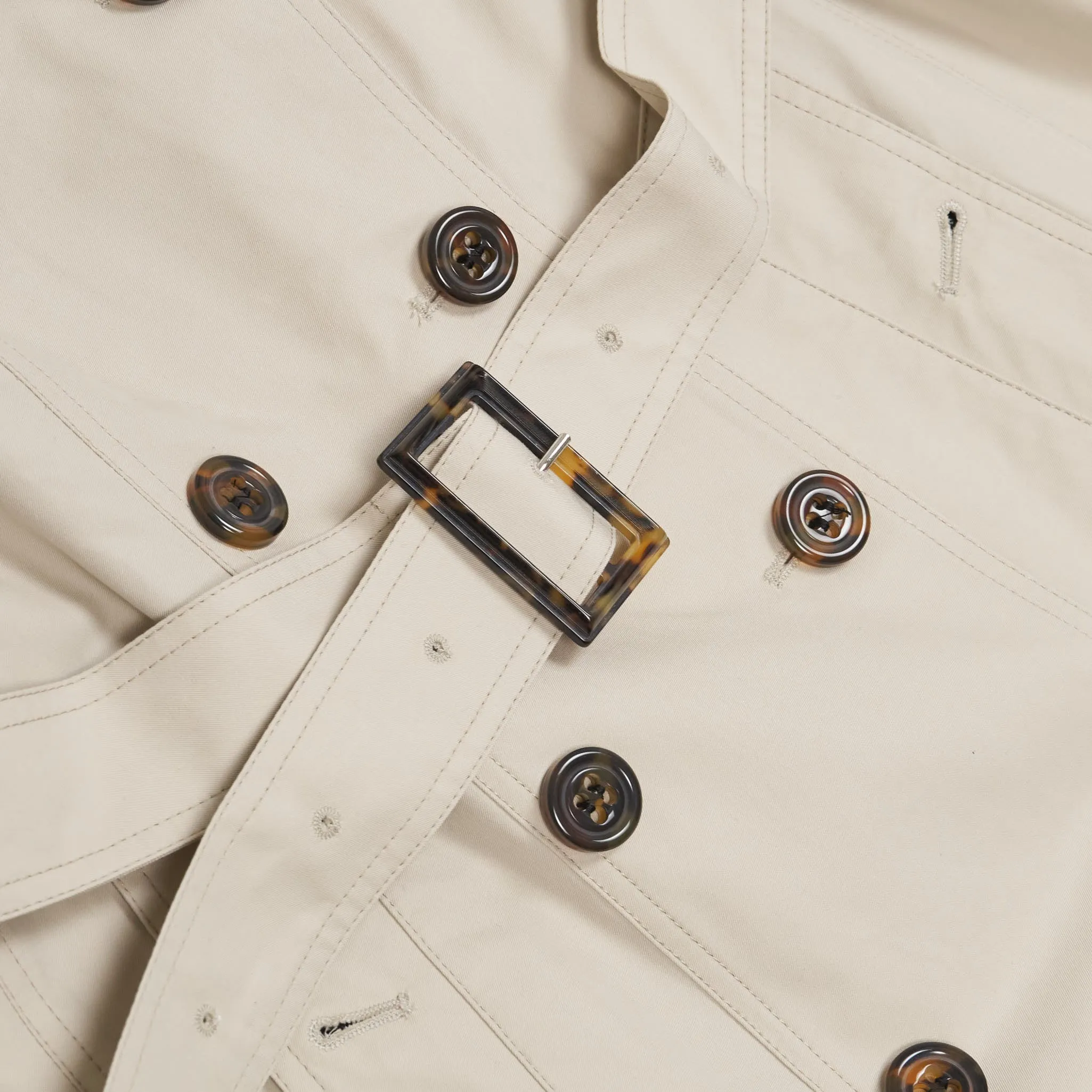 Palto Ladies Double-Breasted Trench Coat