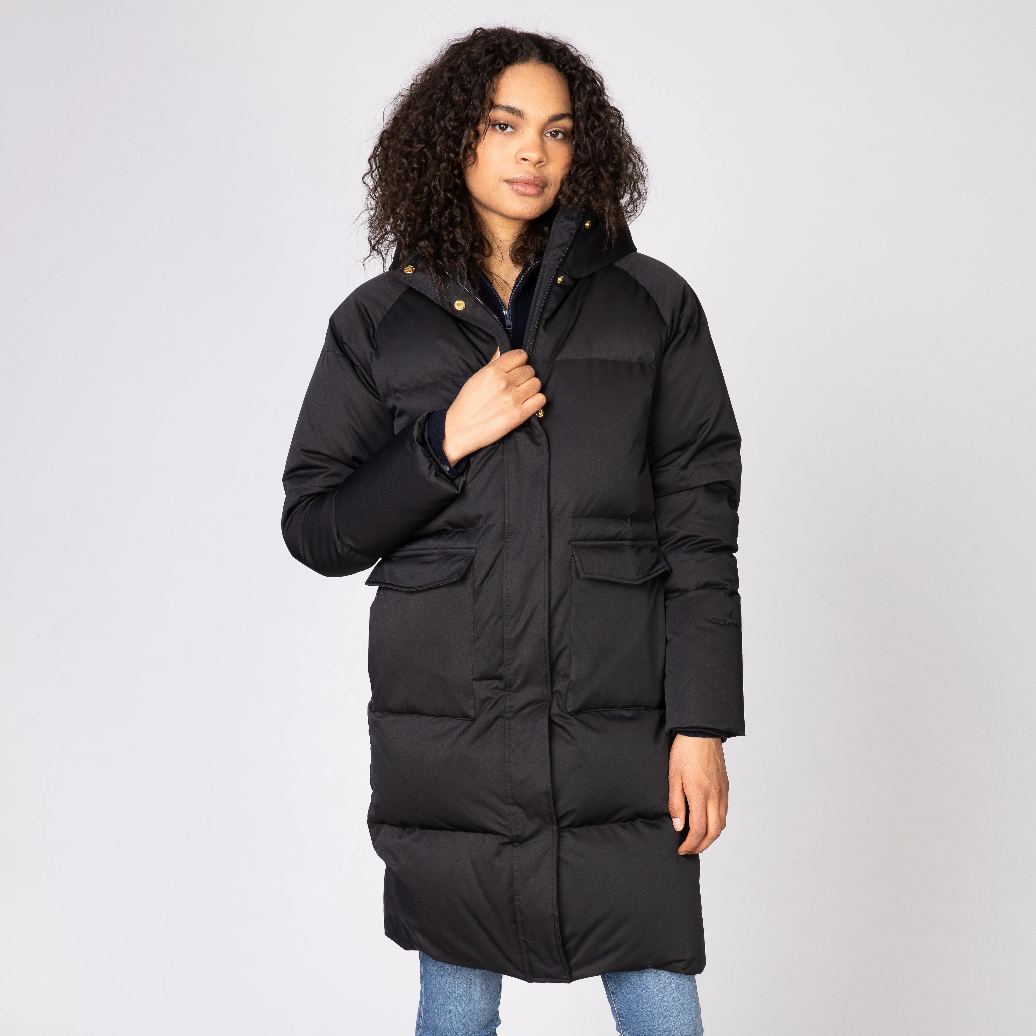 Pollux Down Coat - Jet Black