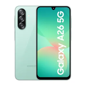Samsung Galaxy A26 5G (Awesome Mint, 6GB, 128GB) | Awesome Intelligence - AI Smartphone: Circle to Search, My Filter, Object Eraser | 50MP Triple Camera | IP67
