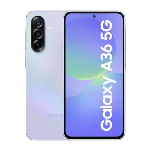 Samsung Galaxy A36 5G (Awesome Lavender, 8GB, 128GB) | Awesome Intelligence - AI Smartphone: Circle to Search, My Filter, Object Eraser | 4nm Snapdragon Processor | Flagship Grade Selfie Camera