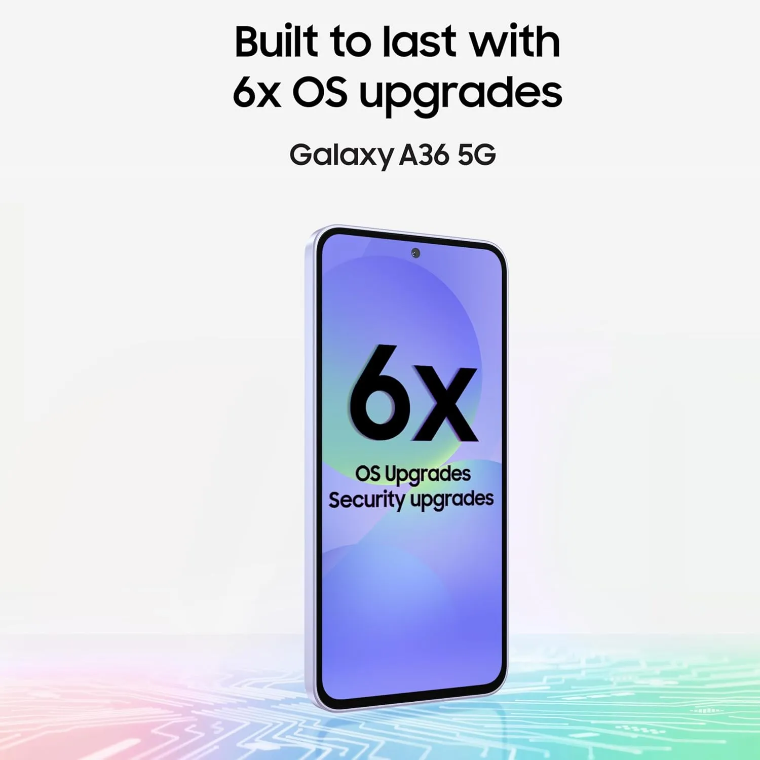 Samsung Galaxy A36 5G (Awesome Lavender, 8GB, 128GB) | Awesome Intelligence - AI Smartphone: Circle to Search, My Filter, Object Eraser | 4nm Snapdragon Processor | Flagship Grade Selfie Camera