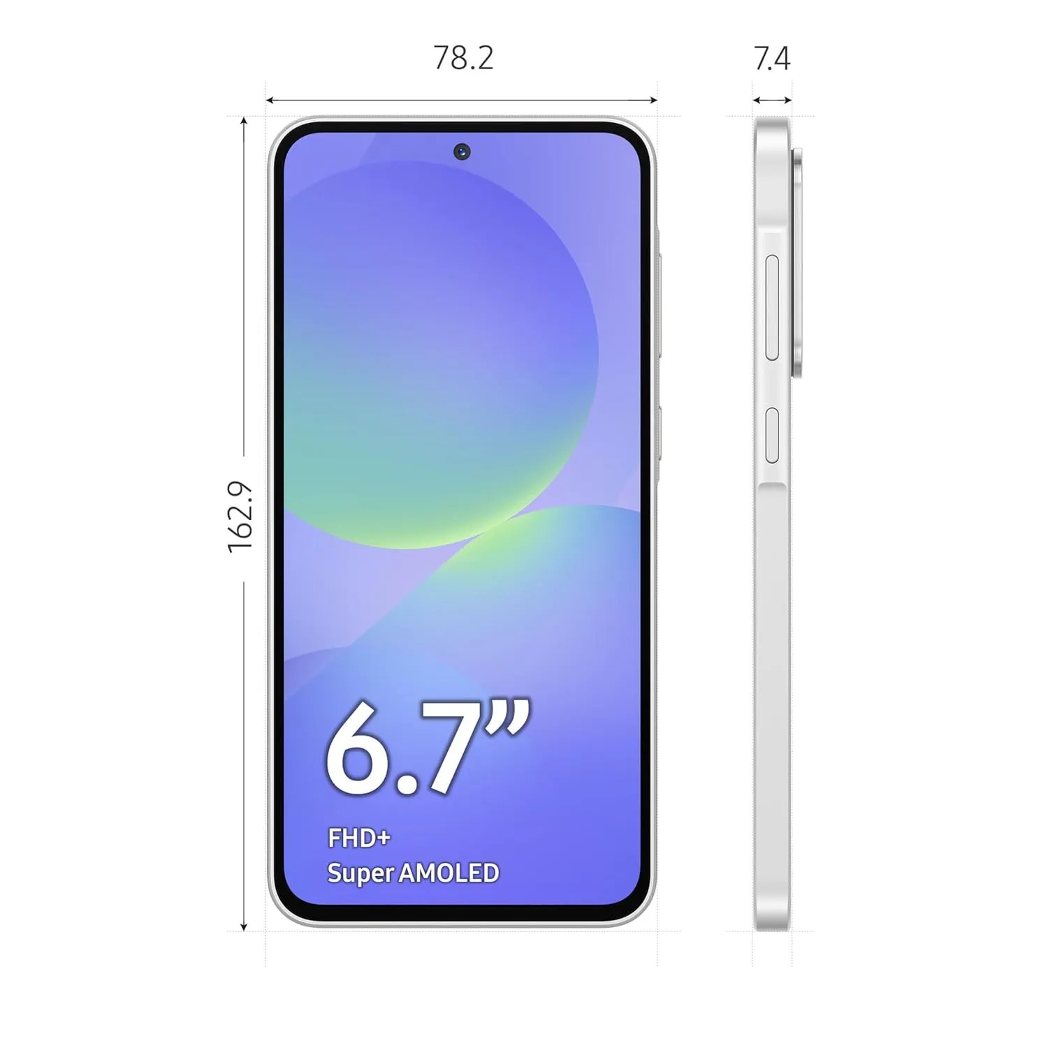 Samsung Galaxy A36 5G (Awesome White, 8GB, 128GB) | Awesome Intelligence: Circle to Search, Intelligent Editing | Awesome 4nm Snapdragon Processor | Flagship Grade Selfie Camera