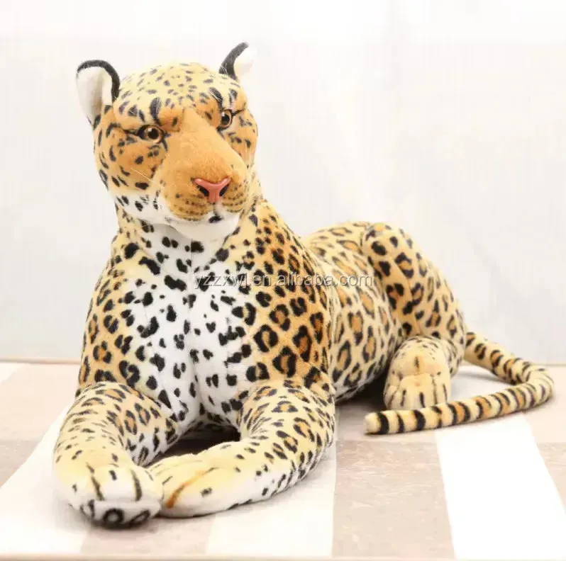 Simulation Big Wild Cat Plush Toy