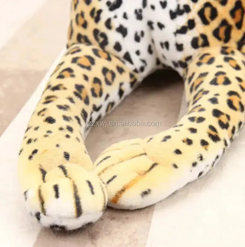 Simulation Big Wild Cat Plush Toy
