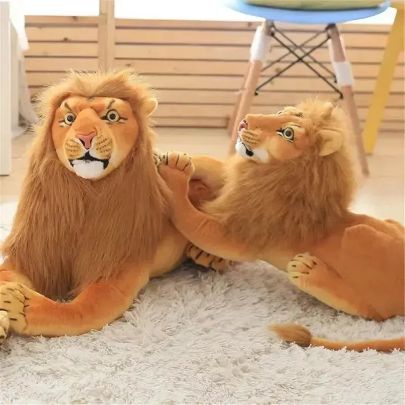 Simulation Big Wild Cat Plush Toy