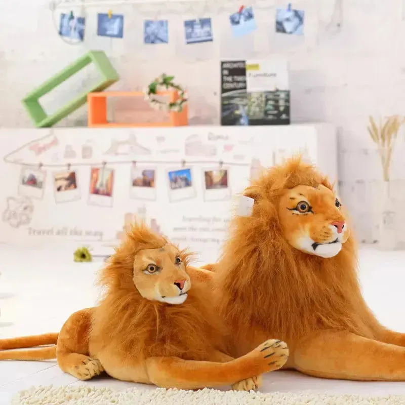 Simulation Big Wild Cat Plush Toy