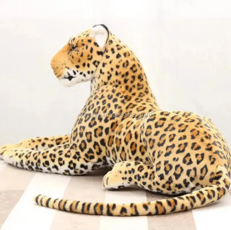 Simulation Big Wild Cat Plush Toy