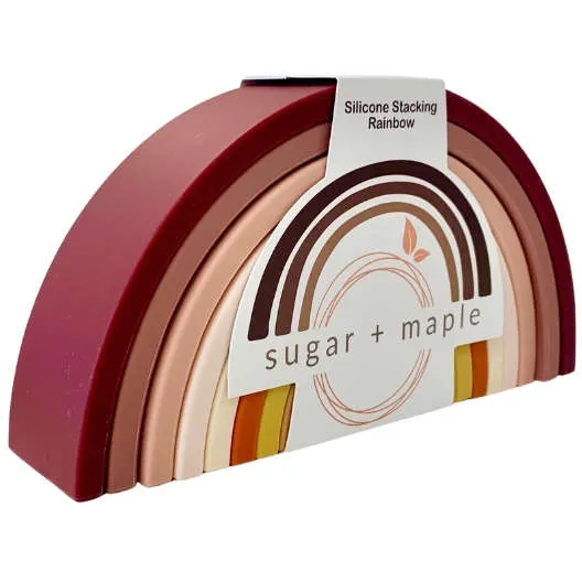 Sugar   Maple Rainbow Stacker (9 pc) | Neutral