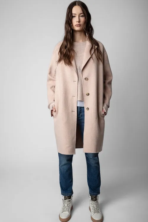 Zadig & Voltaire Mady Coat- blush