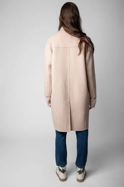 Zadig & Voltaire Mady Coat- blush