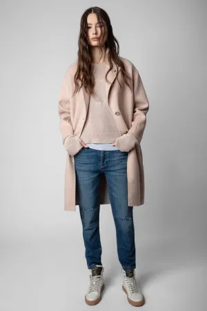 Zadig & Voltaire Mady Coat- blush